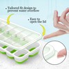 Ice Cube Tray with Lid and Bin, 4 Pack Premium