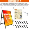 24 x 36 Inch A Frame Sign Portable Double-Sided Folding