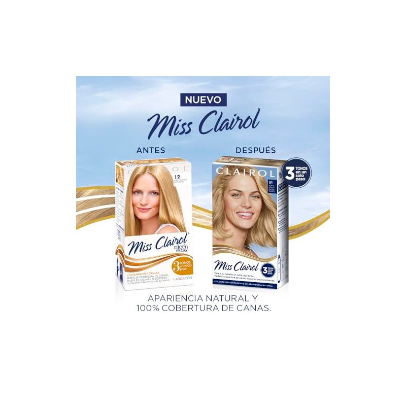 Miss Clairol Tinte Permanente 91 Rubio Cenizo Extra Claro