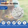 Aifeier ET 2PCS BBQ Smoker Air Vent Set, Stainless Steel