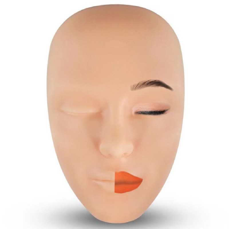 Makeup Practice Face Kit 3D Realistic Full Face Practice Broad