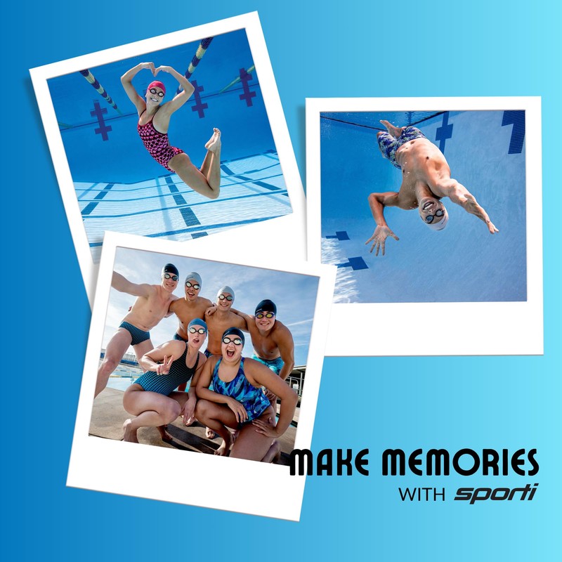 Sporti Power Swim Paddles - Swimming Training Hand Paddles -