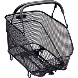 Racktime Unisex – Adult's Baskit Trunk Bicycle Basket, Black, 1 Size