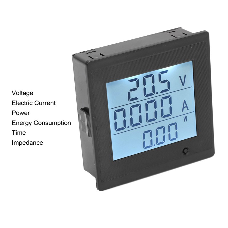 Digital Voltmeter LCD Screen Current Meter DC 6‑200V Volt Monitor