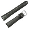 deBeer Lizard Grain Watch Band - Black 17MM