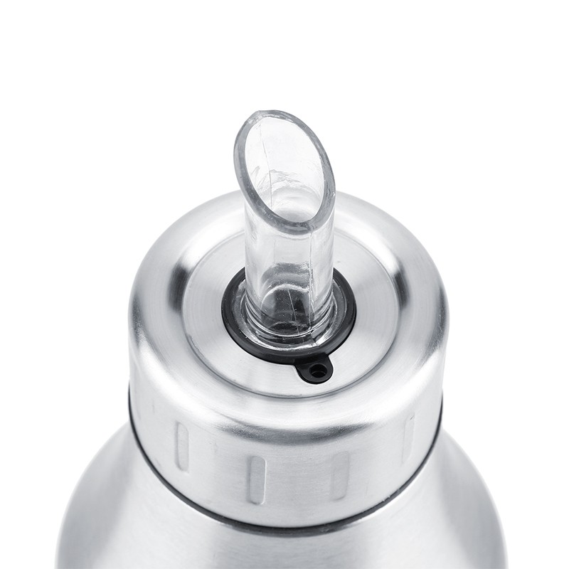 Stainless Steel Olive Oil Bottle Leakproof Vinegar Dispenser Kitchen Spice