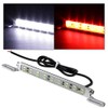 EPARTS Universal Car Truck Bright White/Red 12-LED Bolt-On Rear License