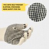 PackagingSuppliesByMail Cotton Work Gloves, PVC Double Sided Dot Gloves, Mens,