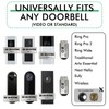 SZTGR Metal Rotatable Doorbell Cover - No Soliciting & Do