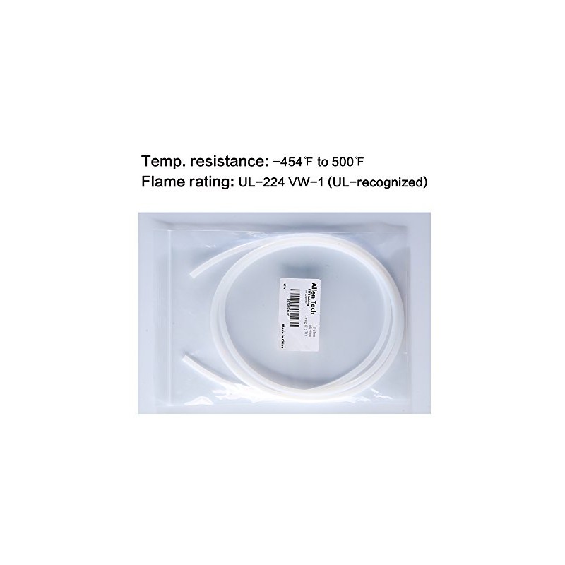 PTFE Teflon tubing 10ft - 3mm ID X 4mm OD