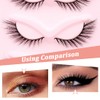 Falsche Wimpern, Halbe Wimpern Natürlich Falsche Wimpern Klare Band 10