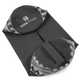 Yoga Studio Organic Cotton Bolster with Handle and Zip - Elephant - Graphite Grey