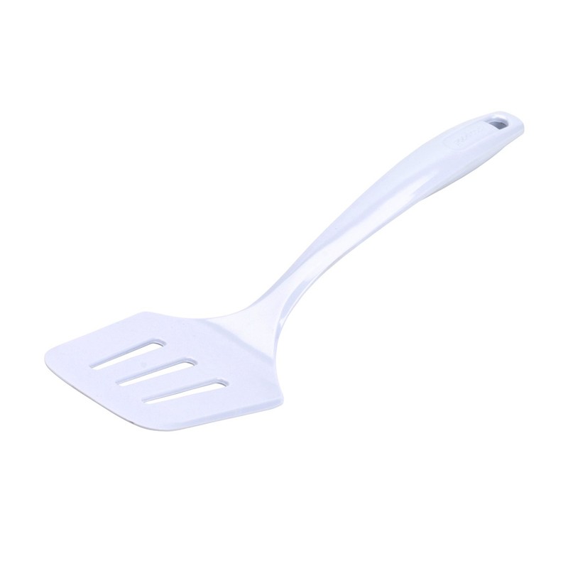 Goodcook Classic 12-inch White Melamine Slotted Spatula Cooking Turner