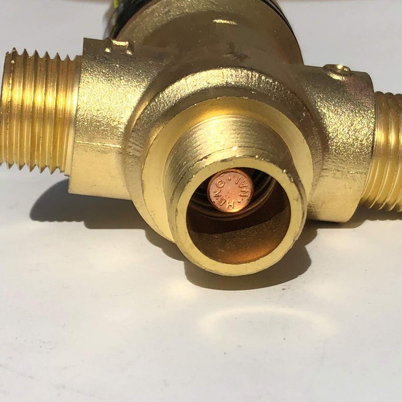 Thermostatic Mixing Valve with 1/2 NPT Male Connections,Water Temperature Control