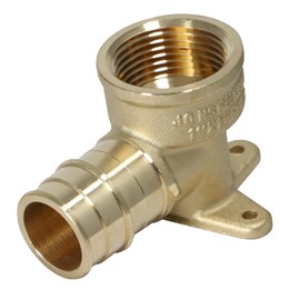 2 Pcs XFITTING 1 Inch Pex A x 1 Inch Female NPT Drop Ear Elbow, F1960 Expansion Drop Ear Elbow, 29-6-8=2XX