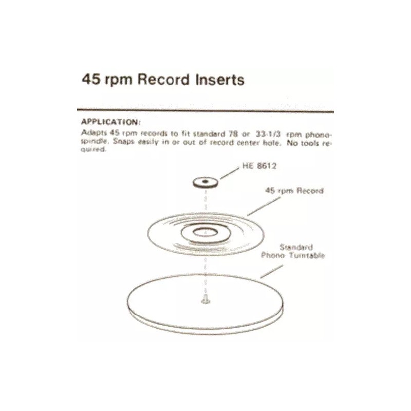 Square Deal Package of 50 Yellow 45 rpm 7" Record