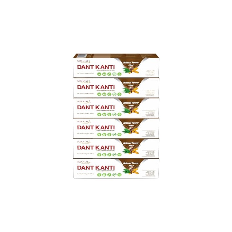 Patanjali Dant Kanti Toothpaste(Pack of 5) by Patanjali