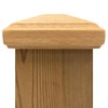 3.5" x 3.5" Wood ONE-Piece Slip Over Post Cap -