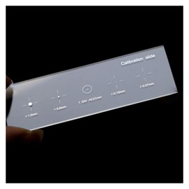 Microscope 0.01mm 5 Scales Microscope Stage Calibration Slide Micrometer