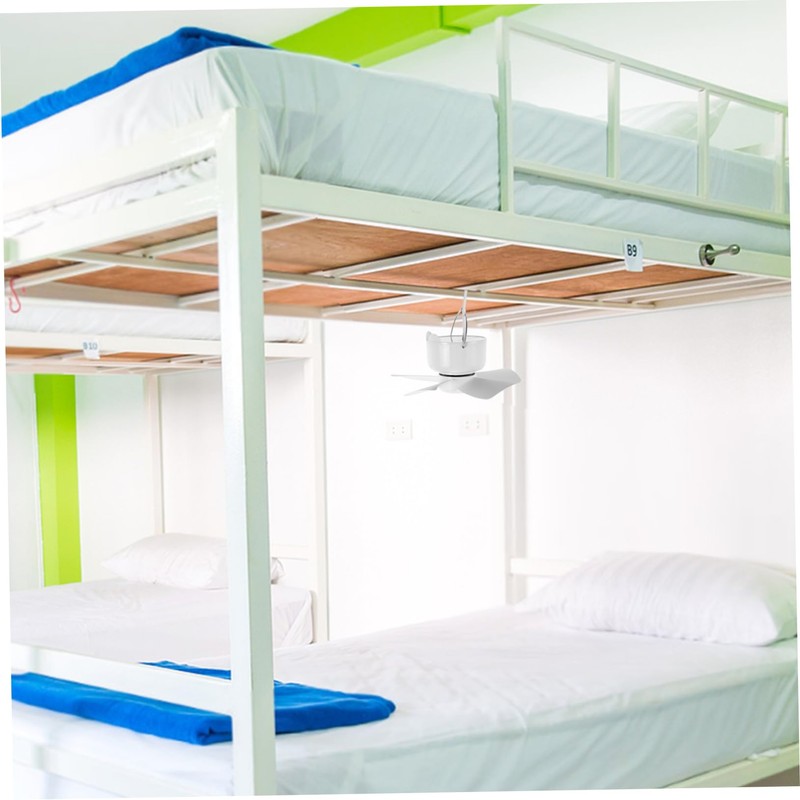 LABRIMP Portable USB Ceiling Fan with Timer No Drill Design