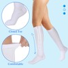Tarpop 4 Pairs Men Zipper Compression Socks Colorful 20-30mmhg Compression