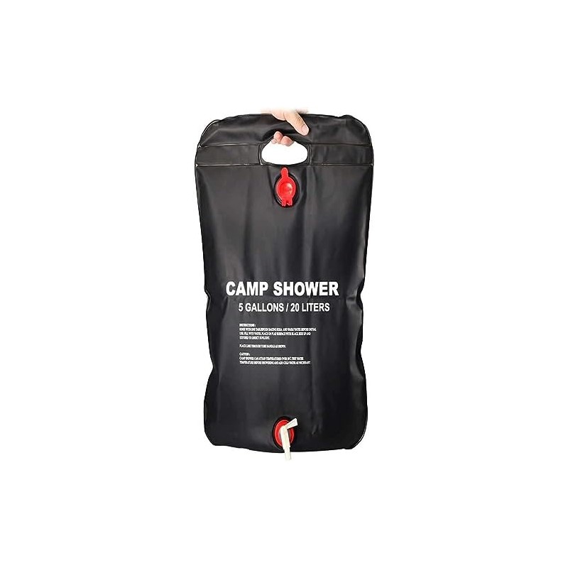 Mil-Tec Solardusche-16005120 Solardusche Schwarz Einheitsgröße