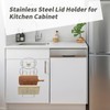 Pastlla 4 Tier Lid Organizer - No Drilling Wall Mounted