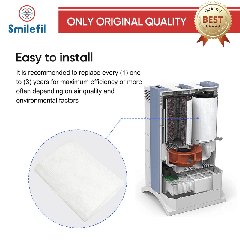 Smilefil 4 Pack Premium Replacement Post Filter Sleeve Compatible with