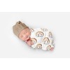 Custom Neutral Rainbow Baby Swaddle Blanket