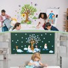Teling 239 Pcs Season Tree Classroom Bulletin Board Decor Spring