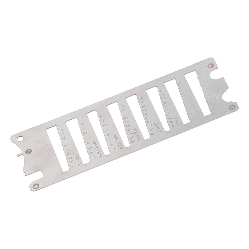 Key Decoder Spring Steel High Accuracy Portable Multifunctional 8 in