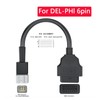Qiilu OBD2 6 Pin Diagnostic Adapter, 6 Pin OBD2 Diagnostic