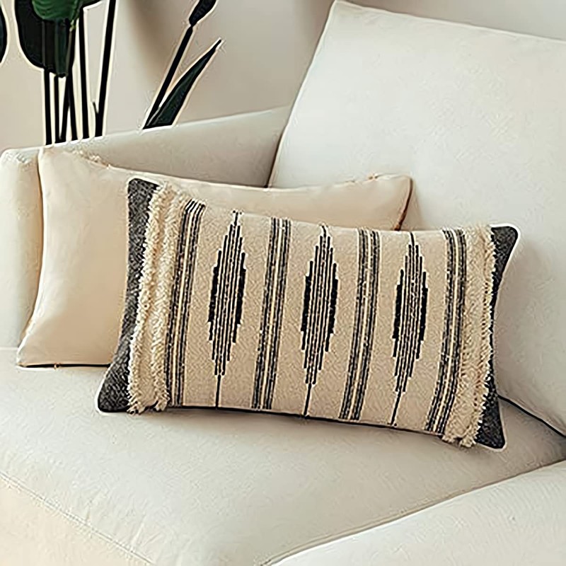 MOCOFO 45x45cm / 30x50cm 2 Pieces Decorative Boho Pillowcase Tufted