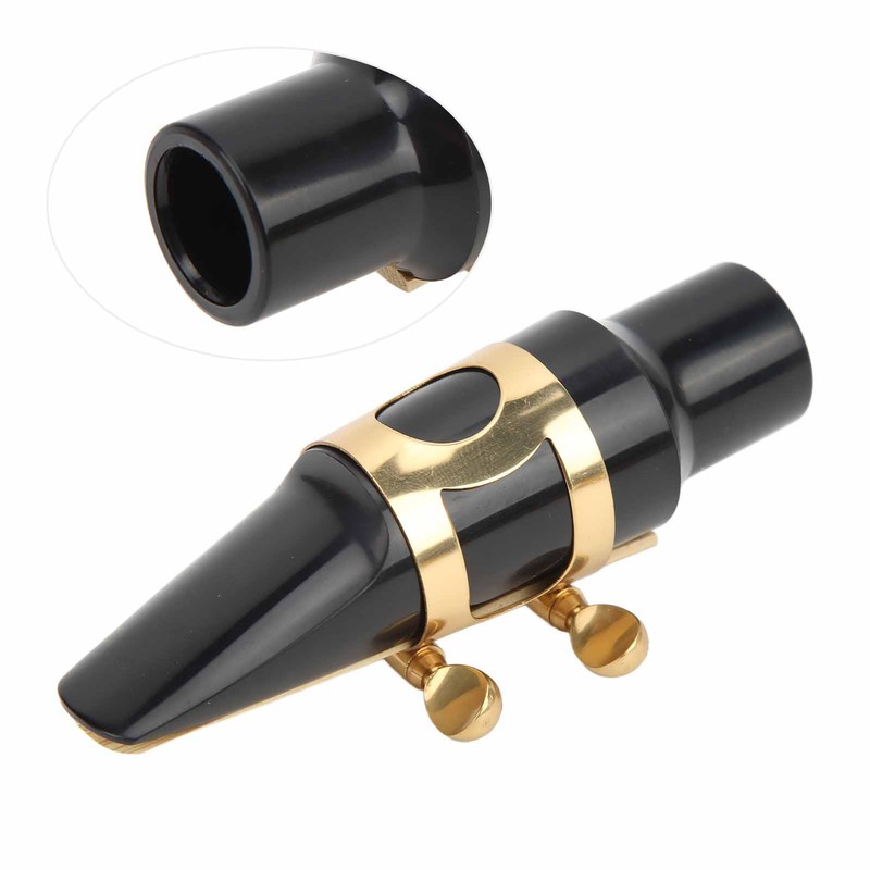 Tenor Saxophone Mouthpiece Kit Mouthpiece with Plastic Cap Cleaning Brush