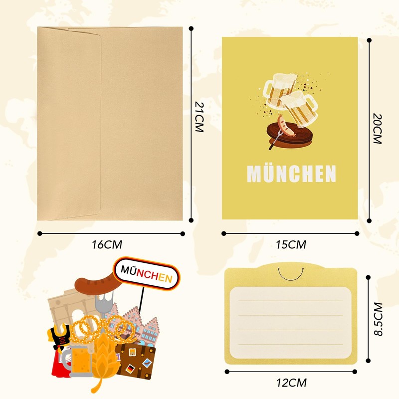 Joyoldelf Munich 3D Greeting Card Holiday