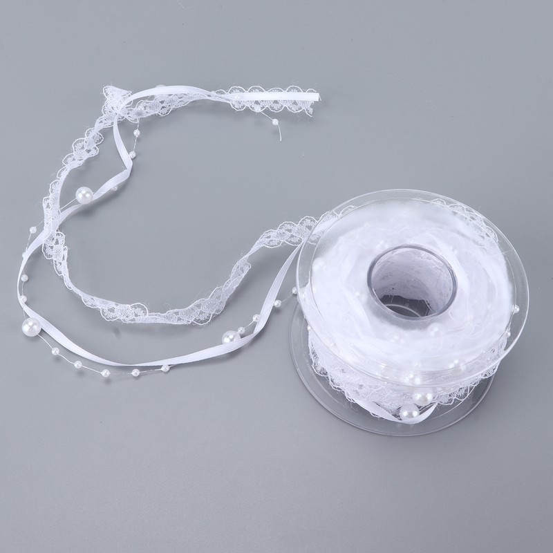 Lace Ribbon 2.0cm Wide 5m Long Good Performance Soft Nylon