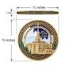 Armor Coin & Emblem - LDS Payson UT Temple Medallion