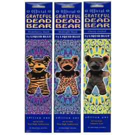 Bean Bear Incense Sticks, Set of 3, C/GONESH BEAN BEAR INCENSE STICK ( CHERRY ORCHILD/STRAWBERRY MUSK/MIDNIGHT MUSK)