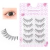 KOUUNOTENN 5 Pairs False Eyelashes, Natural, Self Eyelashes, Delicate Hair