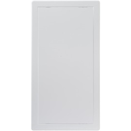 8 x 16 Inch White Square ABS Plastic Plumbing Access Panel - Indoor Wall Access Door for HVAC, Wall, Ceiling, and Drywall with Panel - Opening Box Door Cover - Easy to Instal