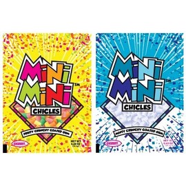 Gerrit’s Mini Mini Chicles, Sugar Free Mint Gum, 0.58 Ounce Pouches - 20 Count Display Box