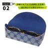 CHARMANT SH430 Lightweight Monogram Glasses Case, Luxury, Compact, Stylish, Cute,
