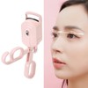 Heated Eyelash Curler Rechargeable 3 Levels Temperature Long Lasting Electric