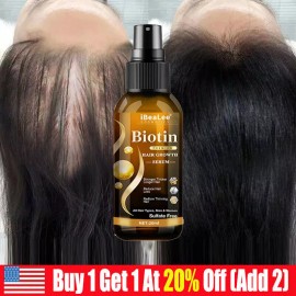 Unbranded Biotin Hair Growth Spray Anti Hair Loss Fast Regrowth Scalp Treatment Serum-2024