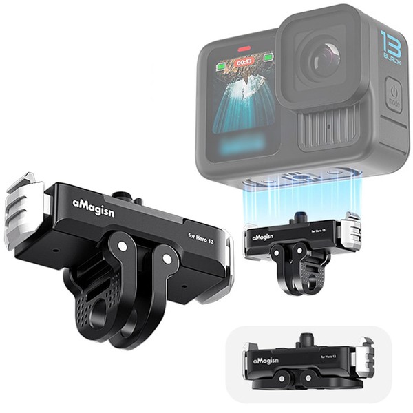 Honbobo Magnetic Quick Release Mount for GoPro Hero 13 Black,