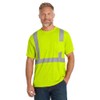 CornerStone ANSI 107 Class 2 Mesh Tee, Safety Yellow, Medium