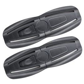 2 Pack Universal Child Seat Chest Harness Clip and Baby Seat Safety Belt Clip Buckle Universal Replacement for Kids Trend Adjustable Guard (Black)