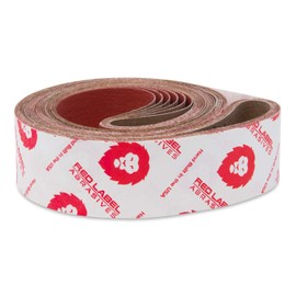 Red Label Abrasives 2 X 72 Inch 80 Grit Metal Grinding Ceramic Sanding Belts, Extra Long Life, 6 Pack
