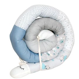 Bettschlange/Bettschnecke XXL (Motiv Fuchs/Hase/Igel) L√§nge 250cm **personalisierbar** Seitenschl√§ferkissen