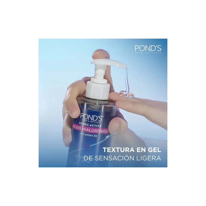 Limpiador Facial PONDS Ácido Hialurónico Vitaminas B3 200ml